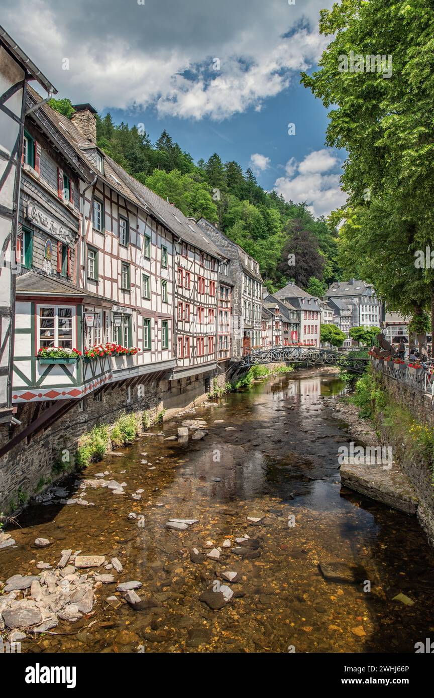 Rur bei Monschau Stockfoto