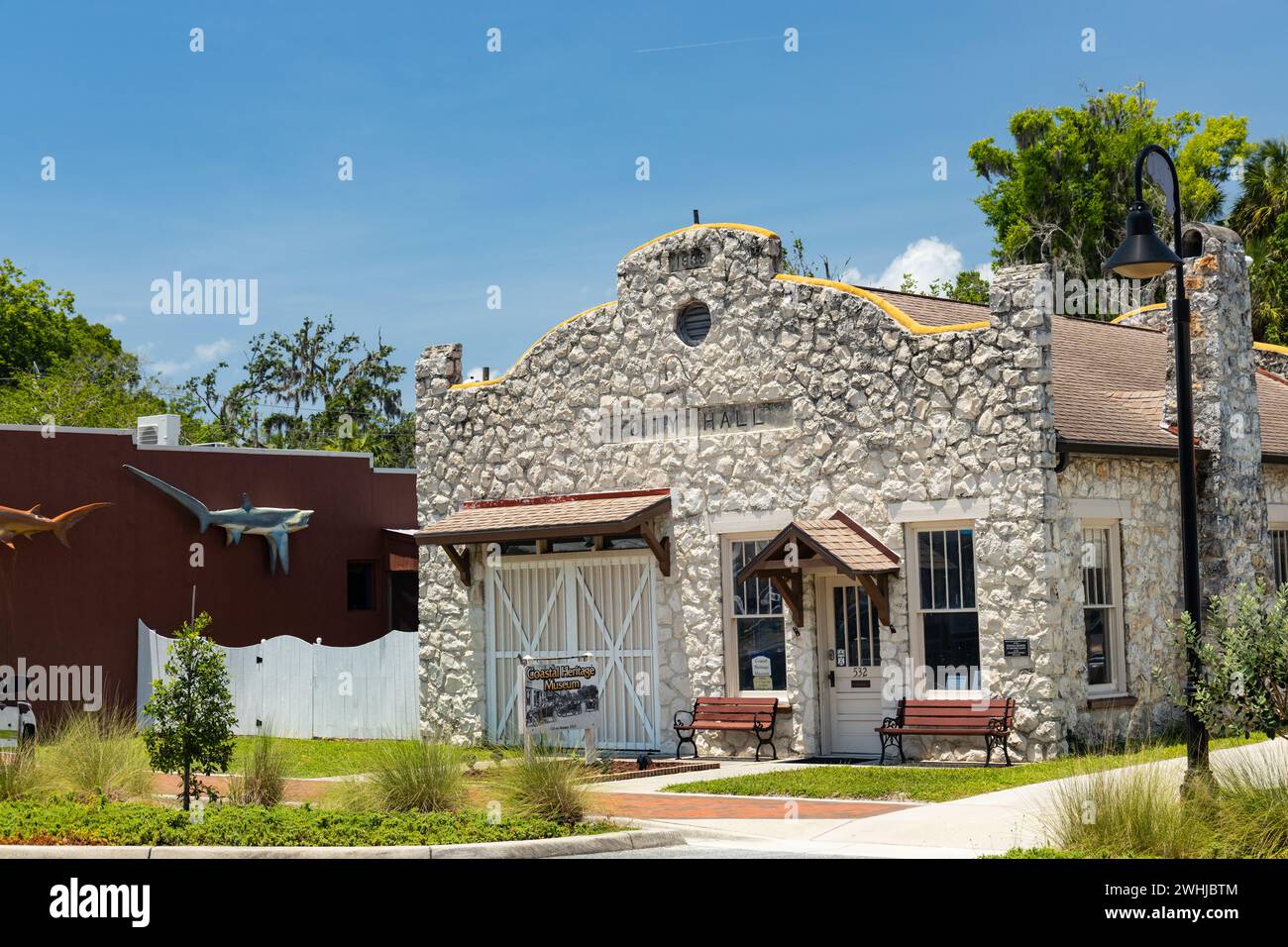 Coastal Heritage Museum in Crystal River in Florida Stockfoto