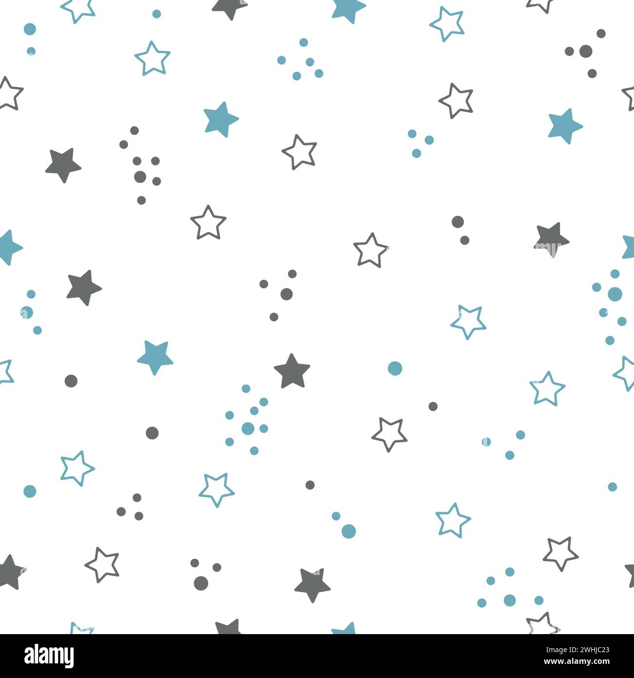 Nahtloses Muster mit Sternen. Leerlaufhintergrund. Vektorabbildung Stock Vektor