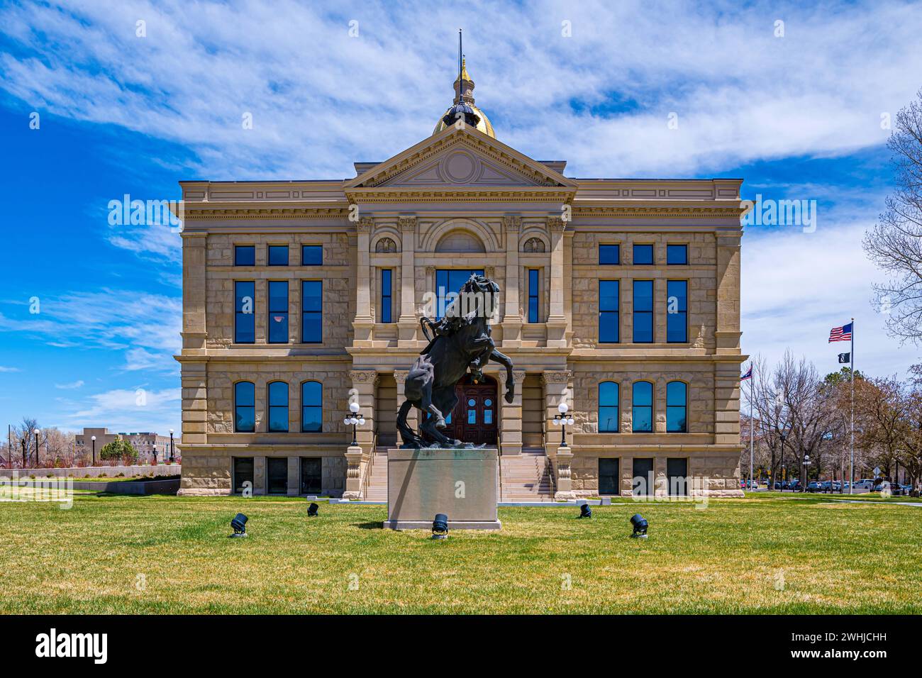 Das Verwaltungszentrum in Cheyenne, Wyoming Stockfoto
