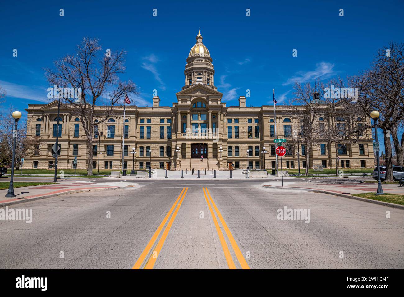 Das Verwaltungszentrum in Cheyenne, Wyoming Stockfoto