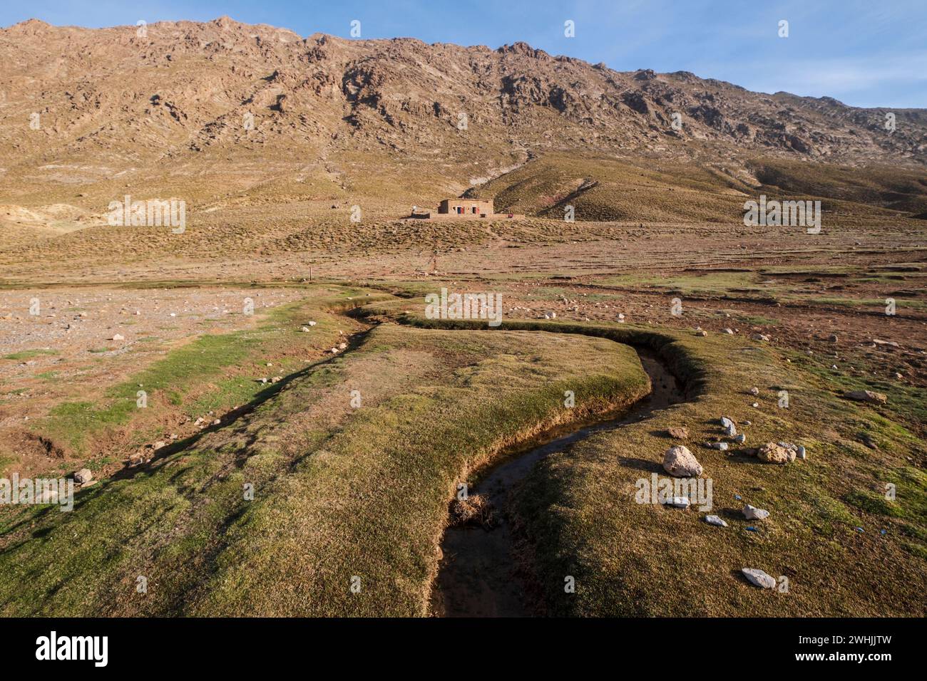 Tessaout Wasserbrunnen Stockfoto