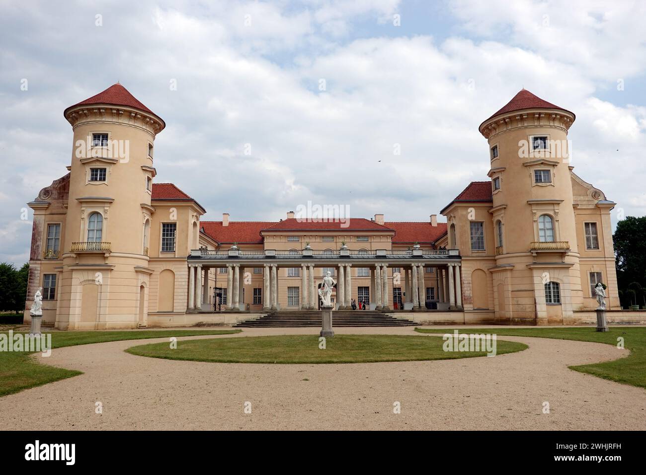 Schloss Rheinsberg Stockfoto