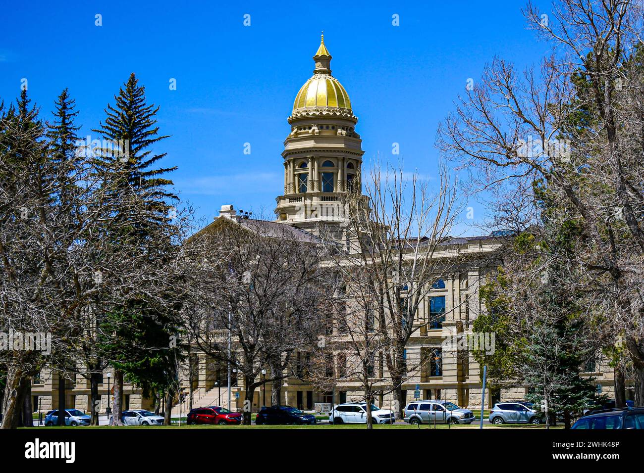 Das Verwaltungszentrum in Cheyenne, Wyoming Stockfoto