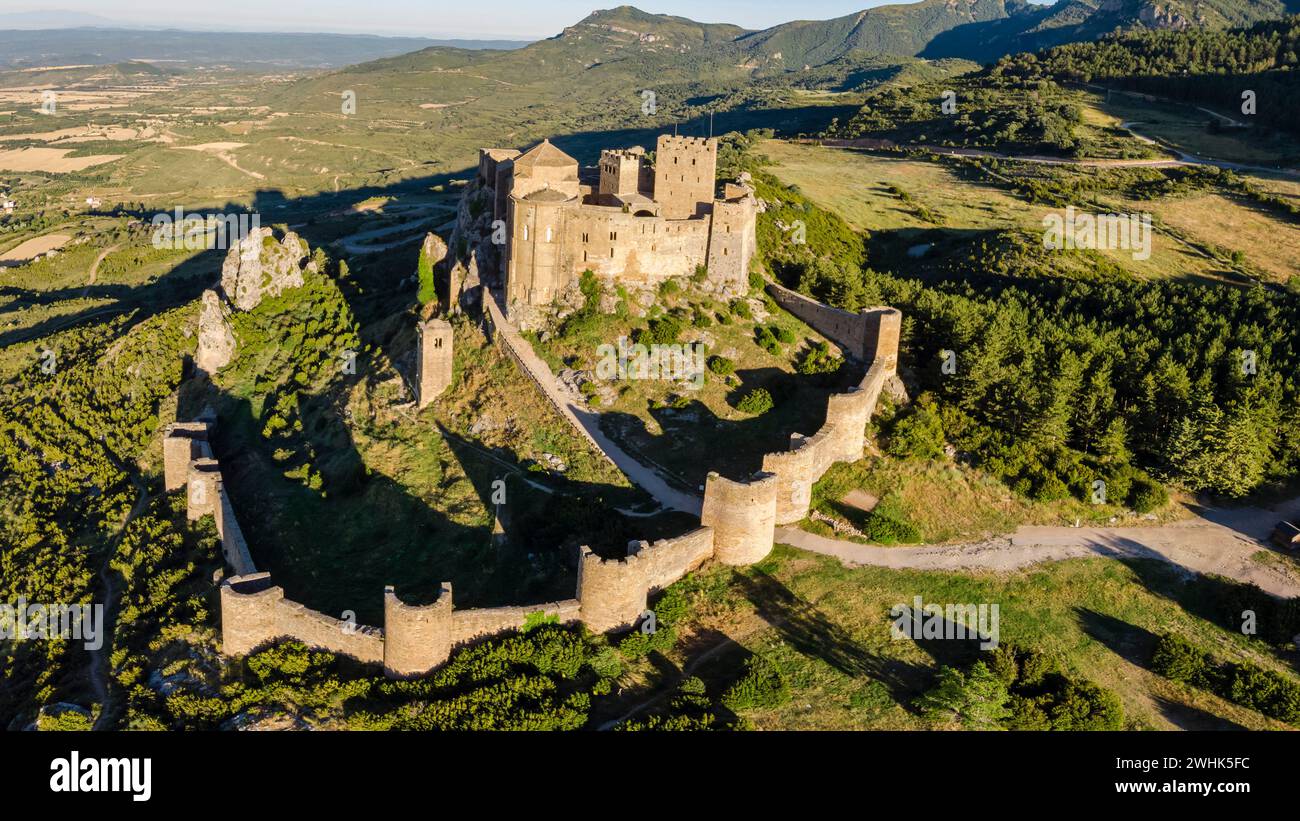 Schloss Loarre Stockfoto