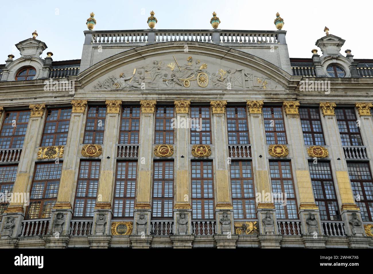 Haus der Herzöge von Brabant in Brüssel Stockfoto
