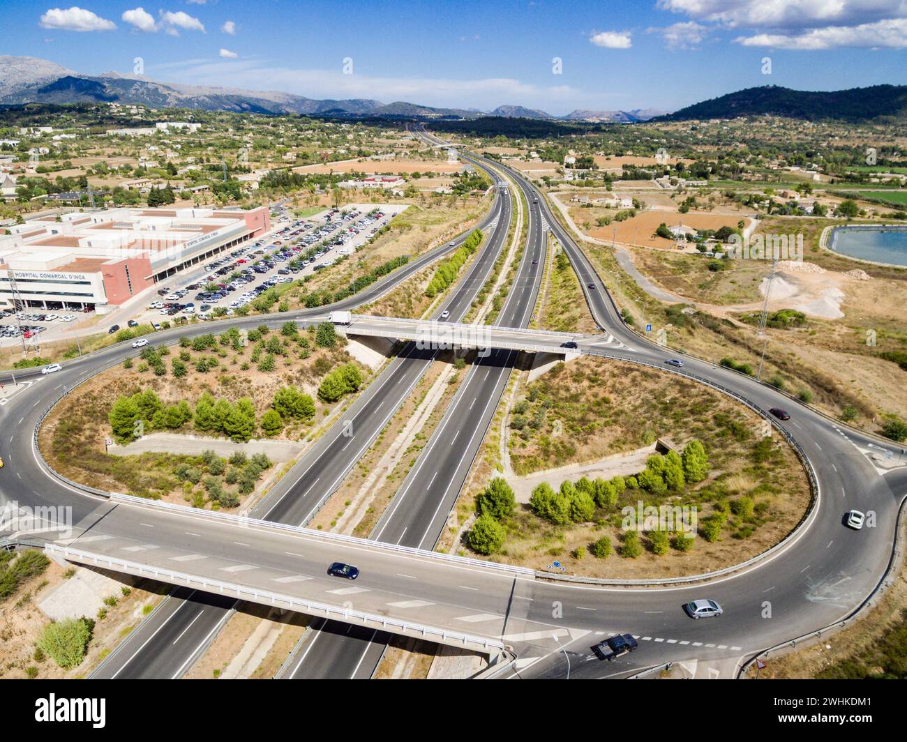 Autopista Ma-13 Stockfoto