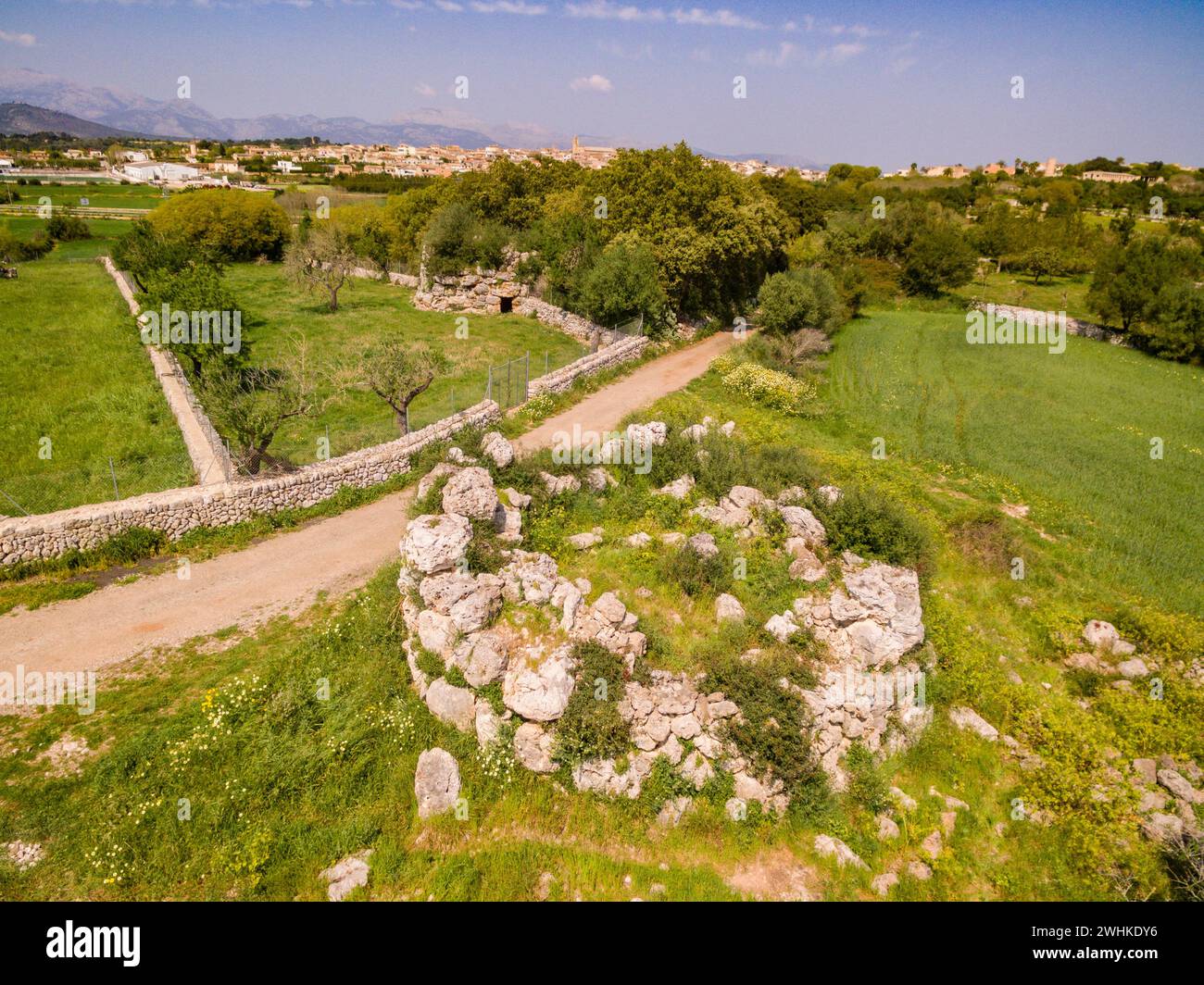 Talaiot des Racons Stockfoto