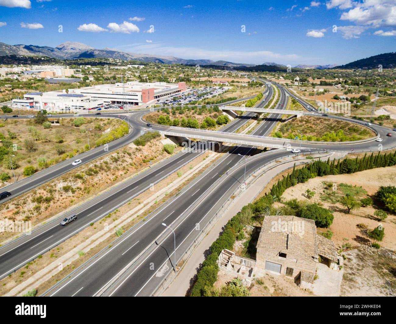 Autopista Ma-13 Stockfoto