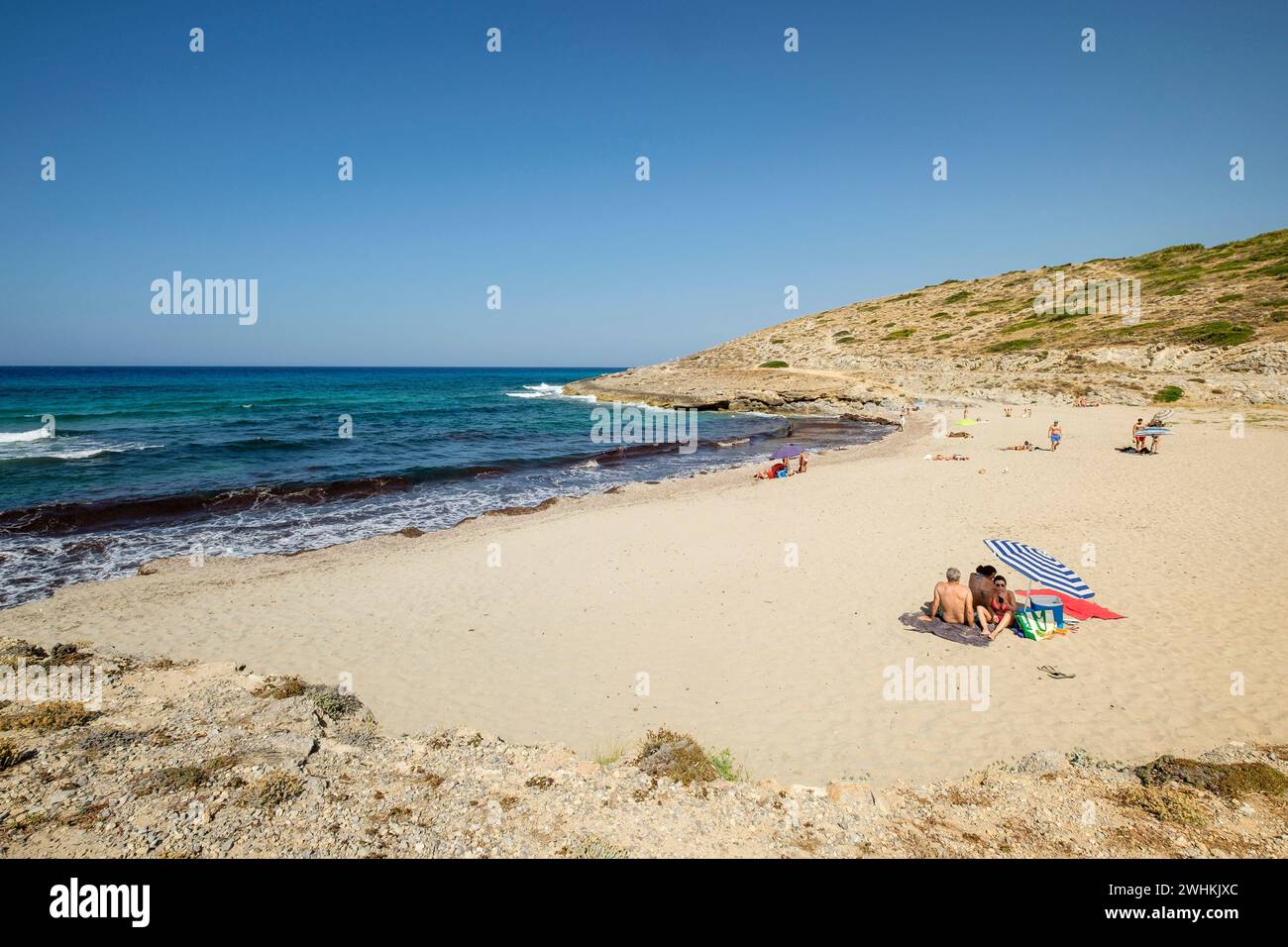 Cala Mitjana Stockfoto