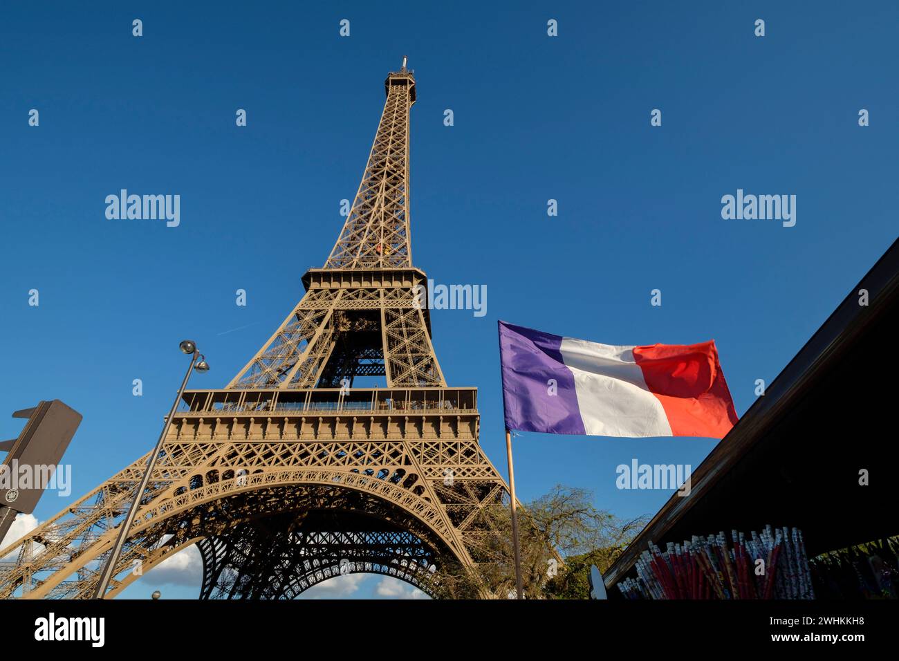 Torre Eiffel Stockfoto