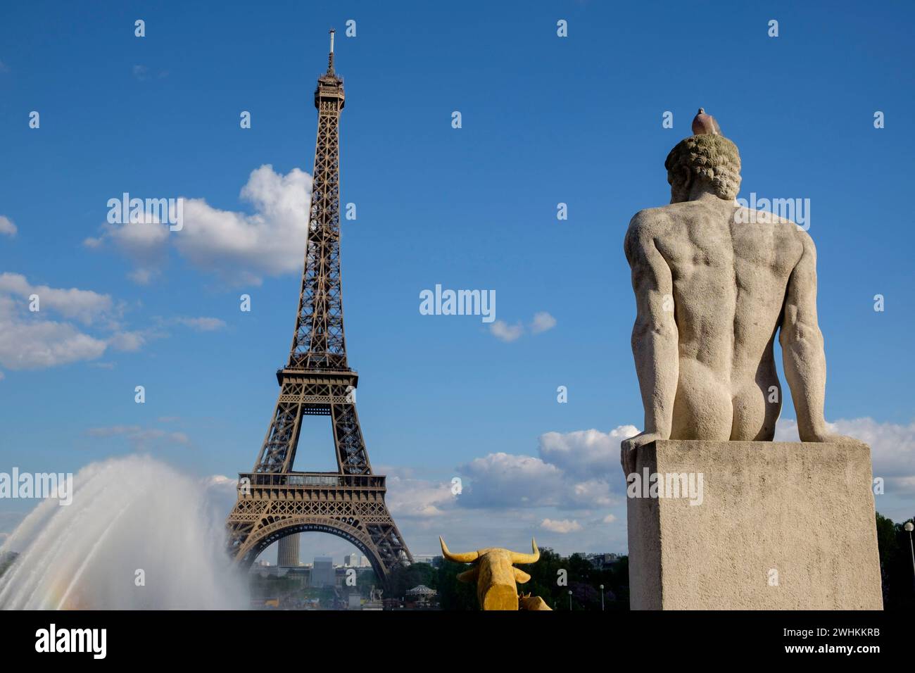 Torre Eiffel Stockfoto