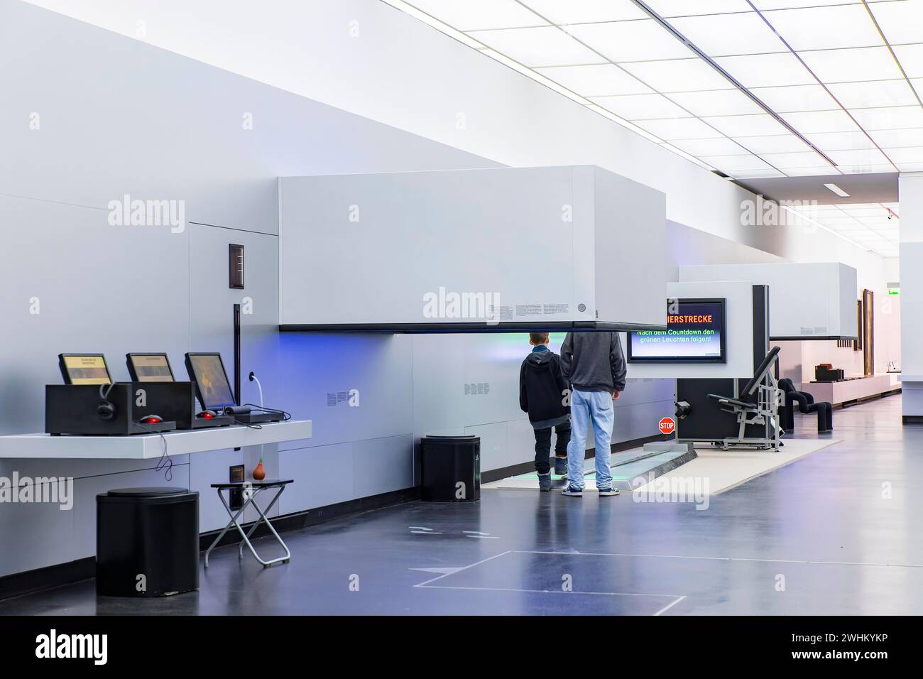 Das 1912 gegründete Deutsche Hygiene-Museum ist ein Museum in Dresden. Sie versteht sich als öffentliches Forum für Wissenschaft, Kultur und Gesellschaft Stockfoto