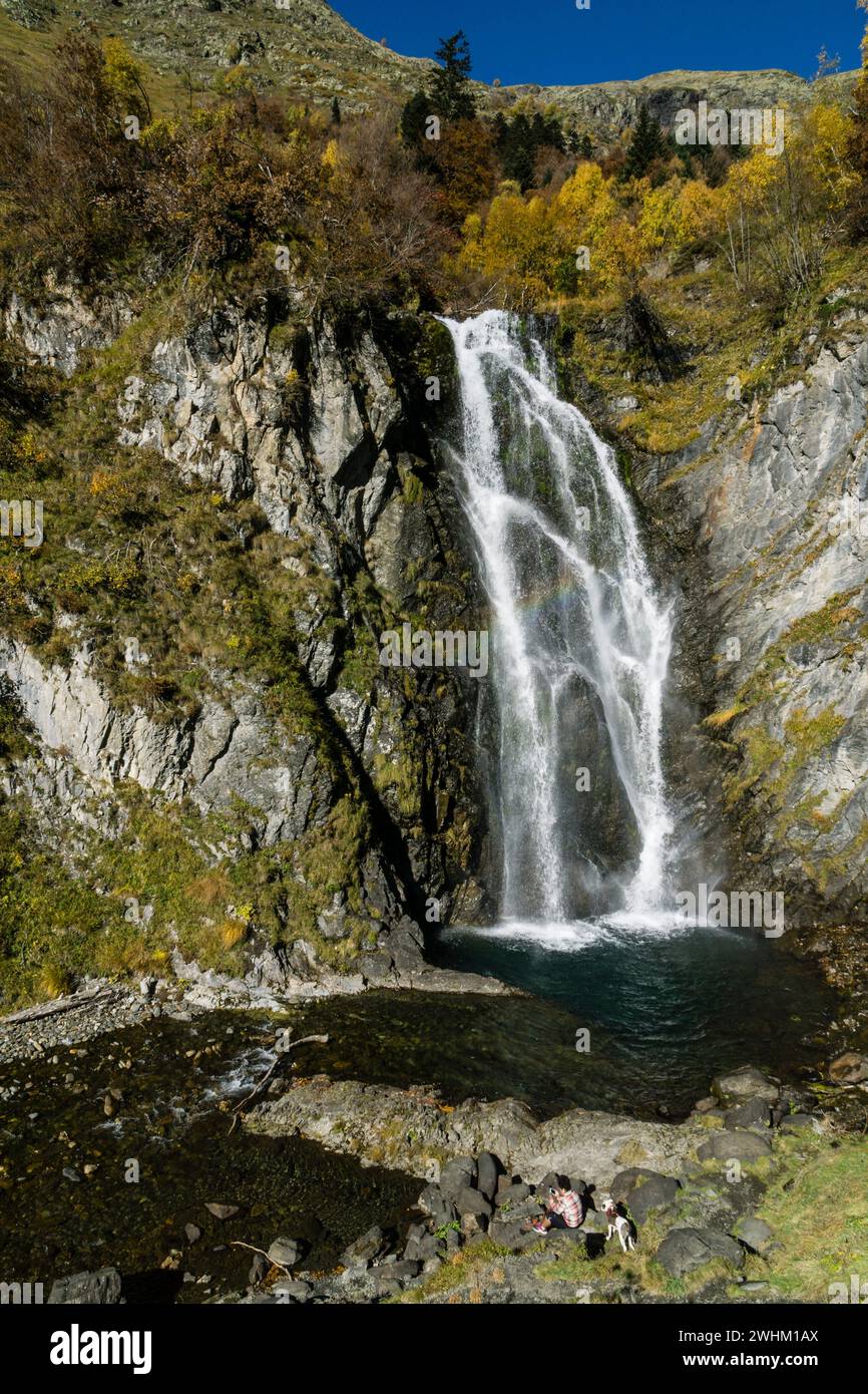 Saut deth Pish Wasserfall Stockfoto