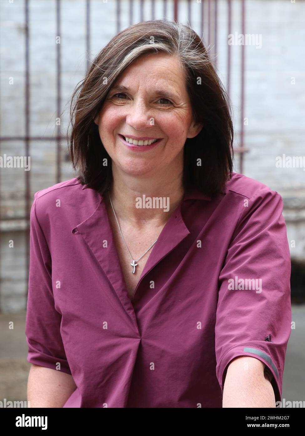 Katrin GÃ¶Ring-Eckardt (BÃ¼ndnis 90-die GrÃ¼nen) während der TourDeDemokratie am Moritzplatz in Magdeburg am 19.07.2023 Stockfoto