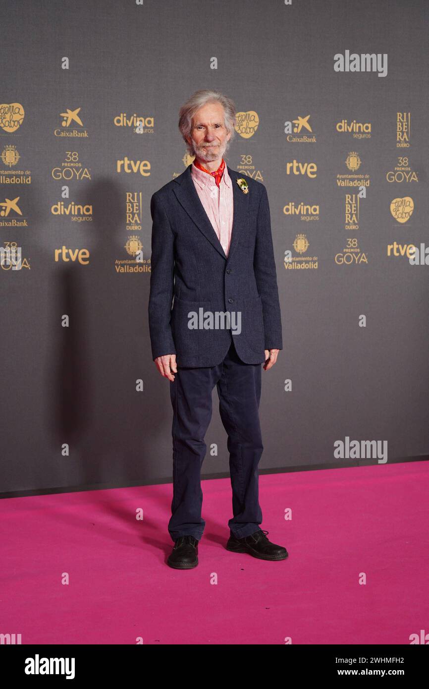 Schauspieler Mario Pardo beim Photocall für die 38. Jährlichen Goya Film Awards in Valladolid am Samstag, den 10. Februar 2024 Credit: CORDON PRESS/Alamy Live News Stockfoto