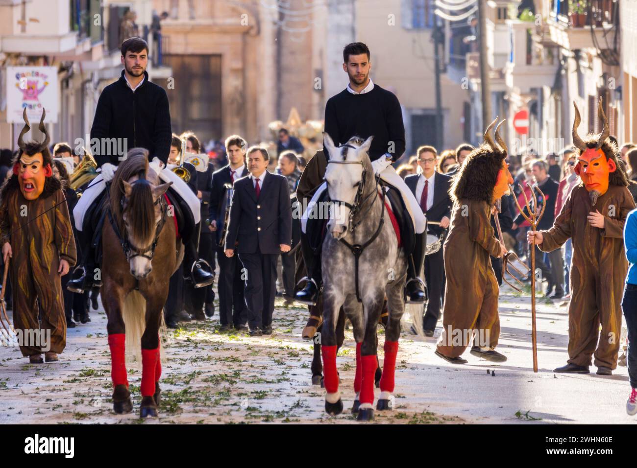 BeneÃ¯des de Sant Antoni Stockfoto