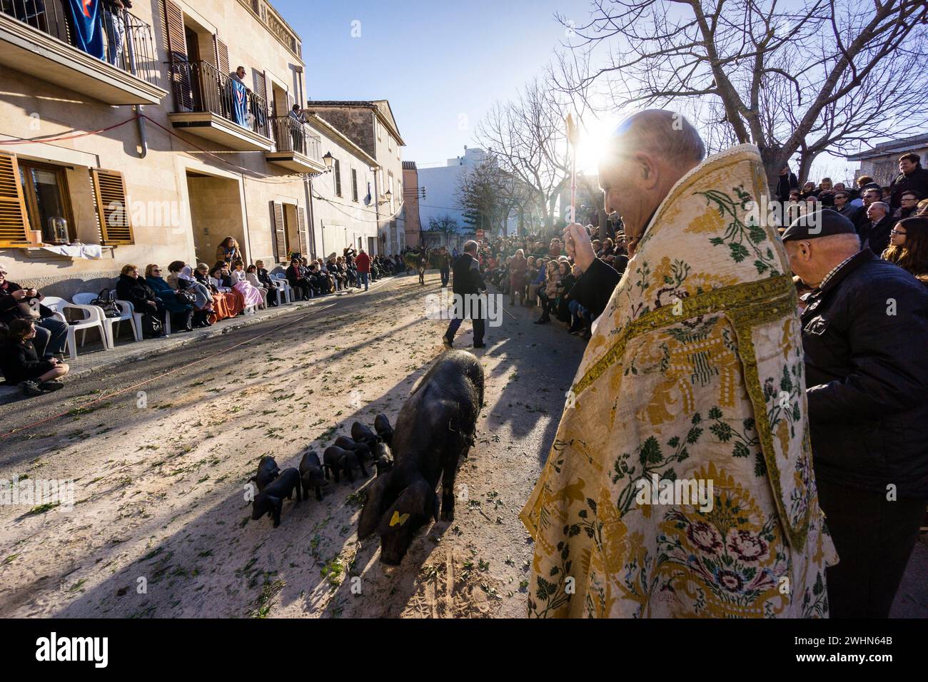 BeneÃ¯des de Sant Antoni Stockfoto