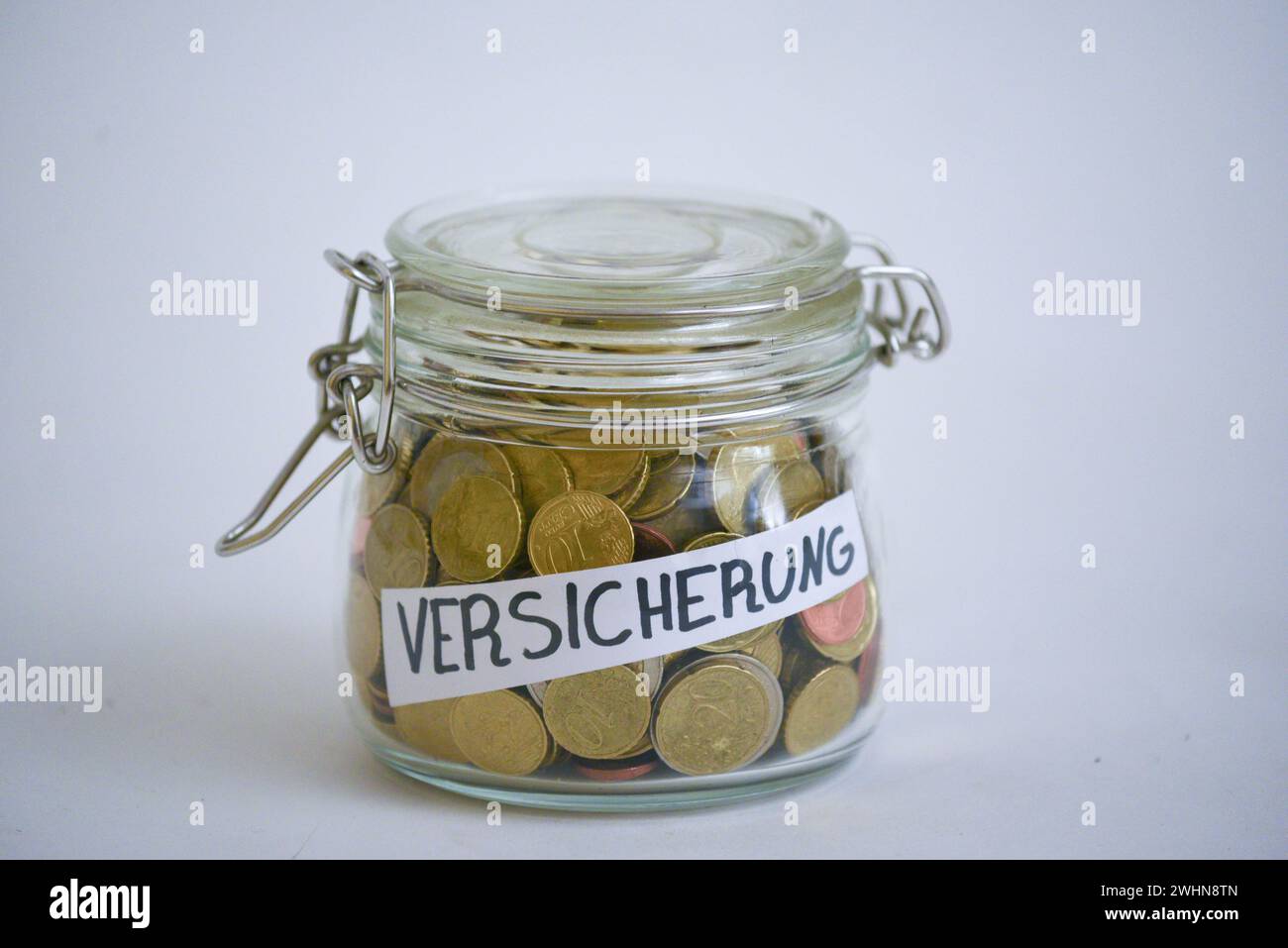 Zeichen oder Symbol für die Versicherungsbranche Stockfoto