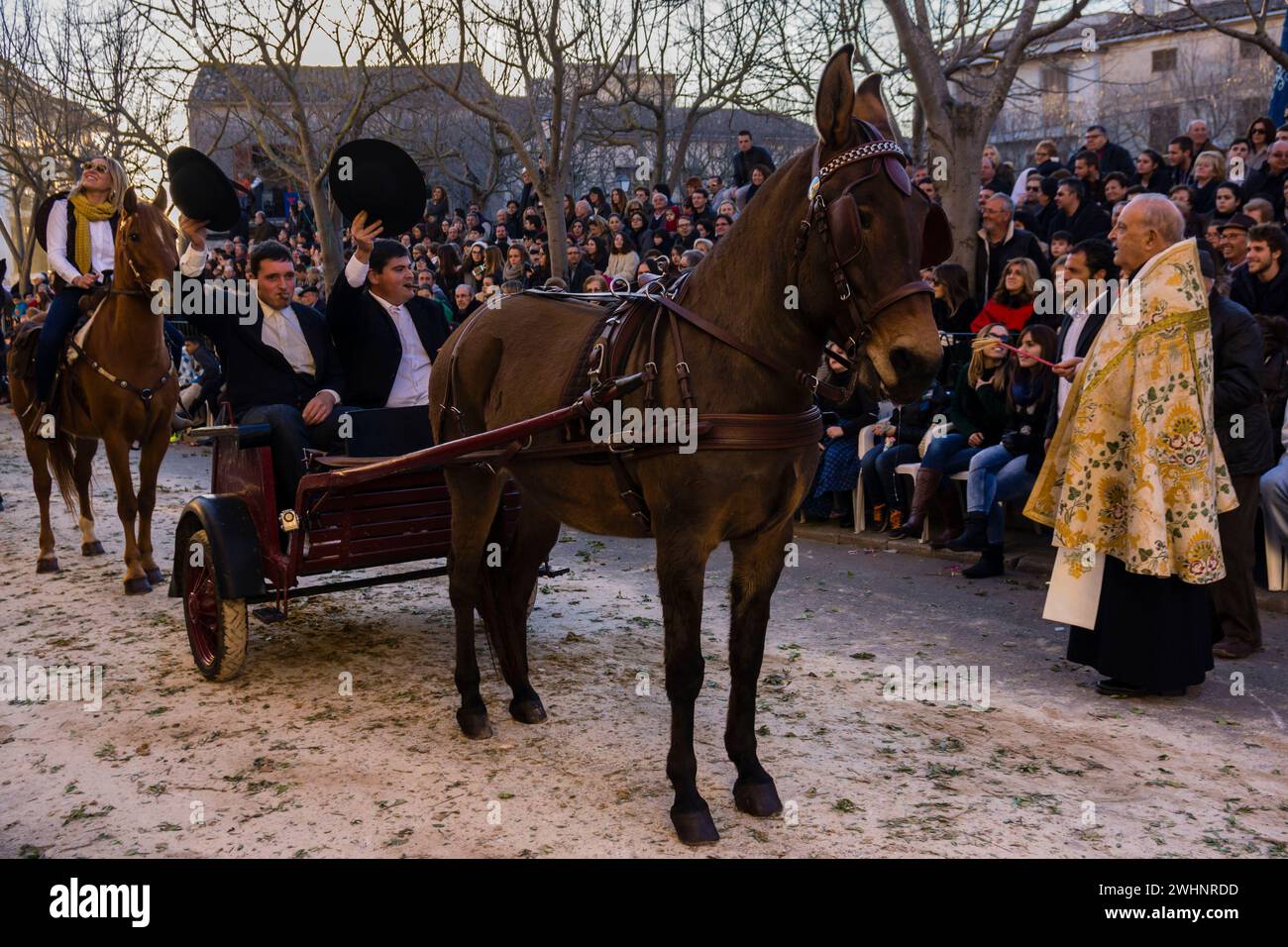 BeneÃ¯des de Sant Antoni Stockfoto