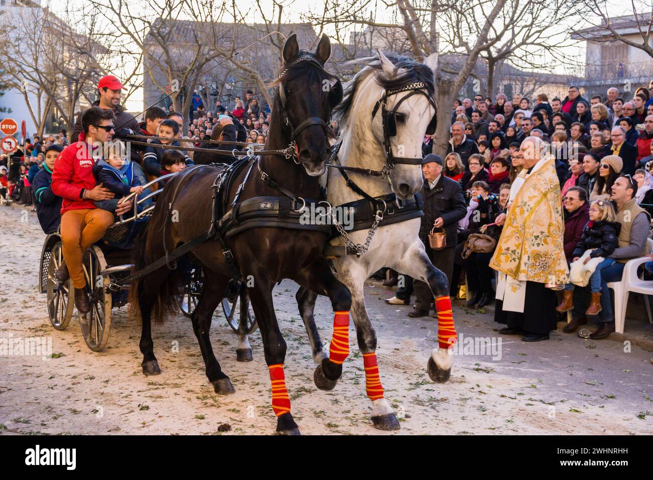 BeneÃ¯des de Sant Antoni Stockfoto