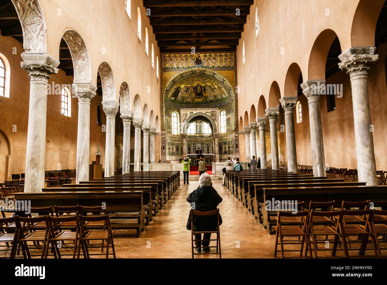 BasÃ­lica de Santa Eufrasia Stockfoto