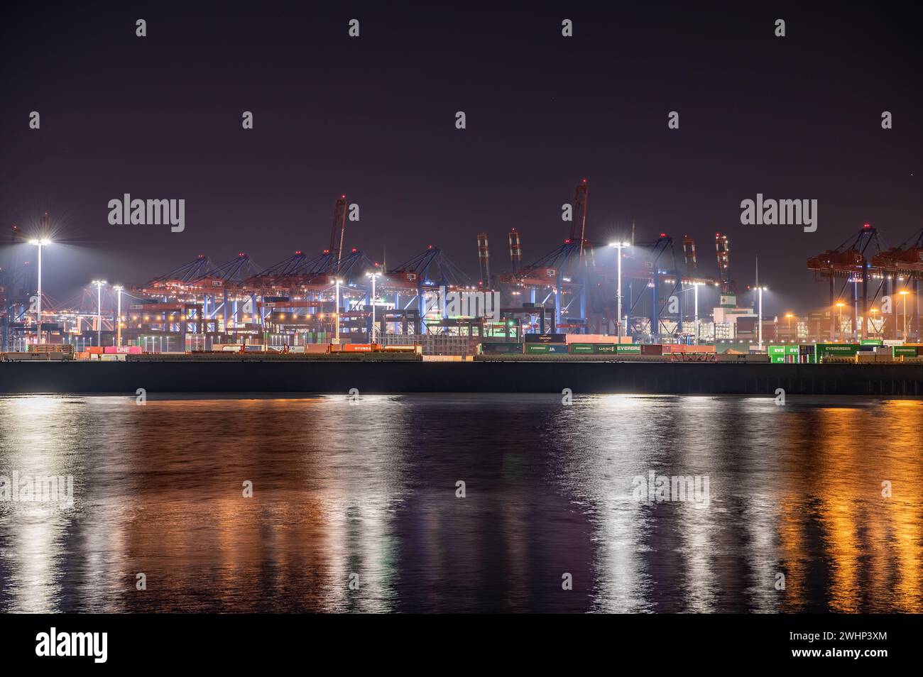 Der Hamburger Hafen Stockfoto