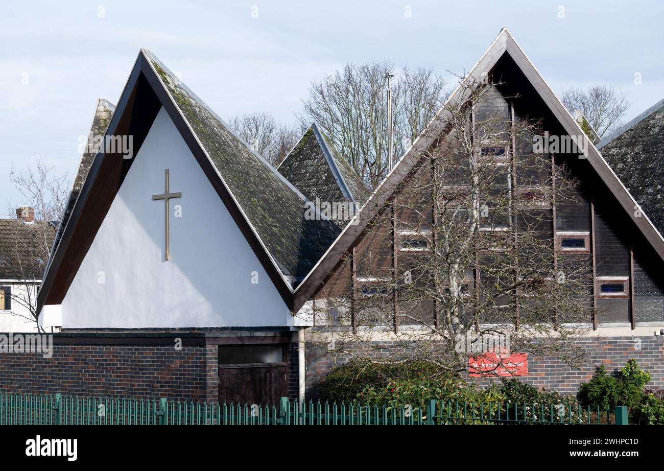 St. Joseph the Worker Catholic Church, Neithrop, Banbury, Oxfordshire, Großbritannien Stockfoto