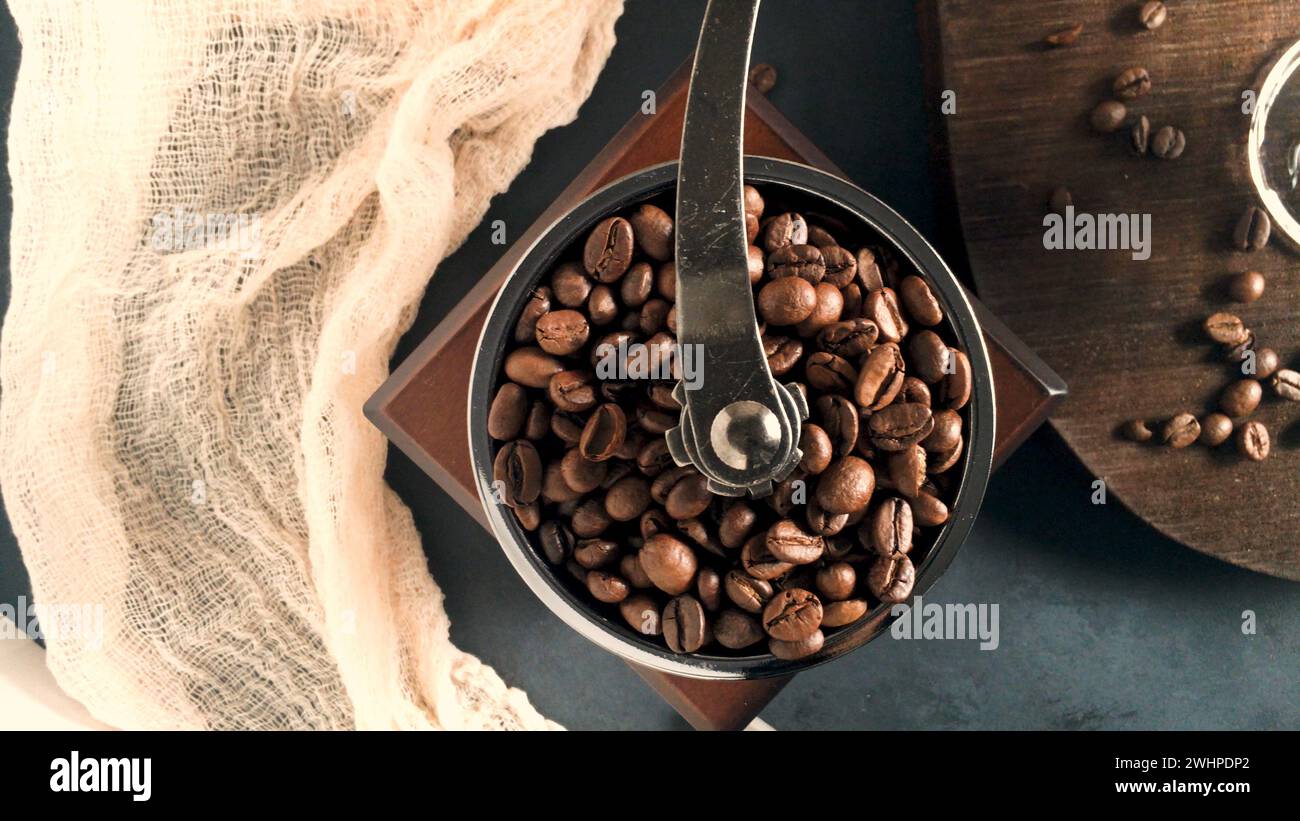 Eiskaffee in Gläsern Stockfoto
