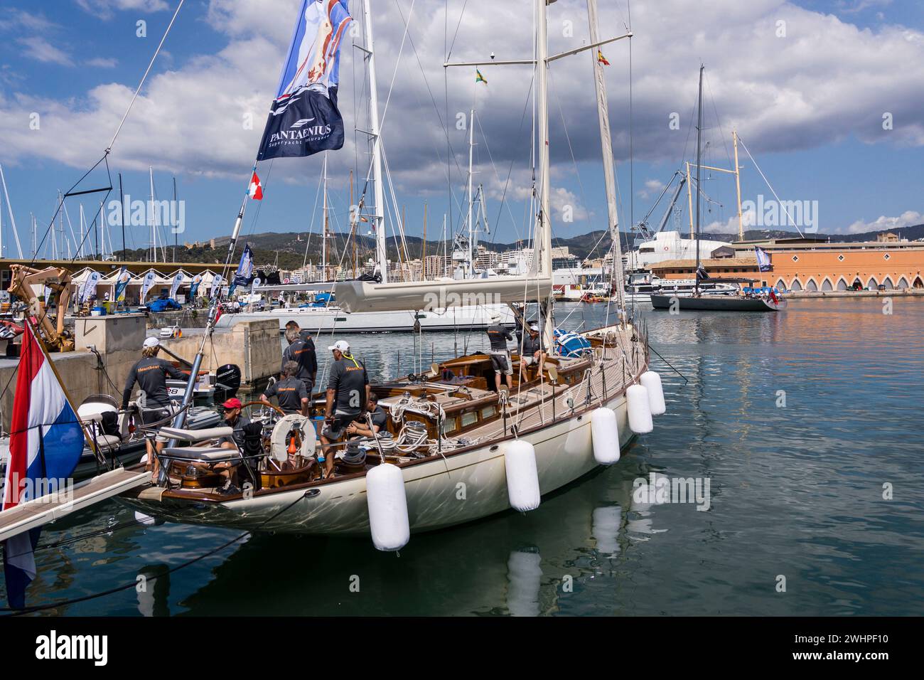 Der Superyacht Cup Palma Stockfoto