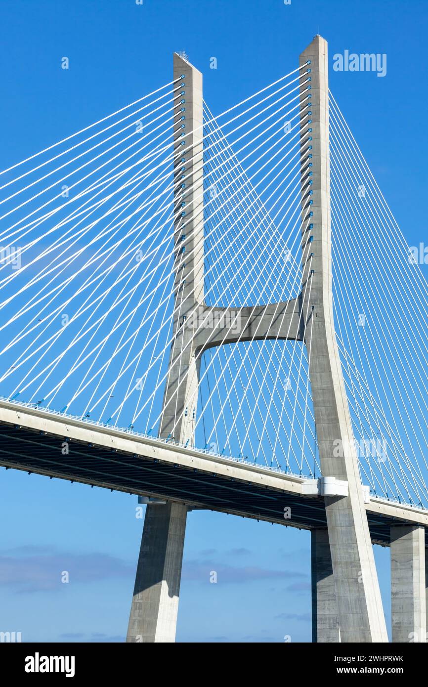 Die moderne Brücke Fragment Stockfoto