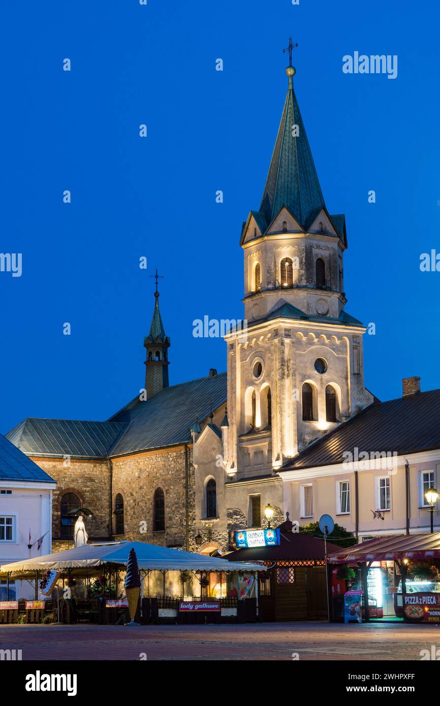 Iglesia y el monasterio franciscano Stockfoto