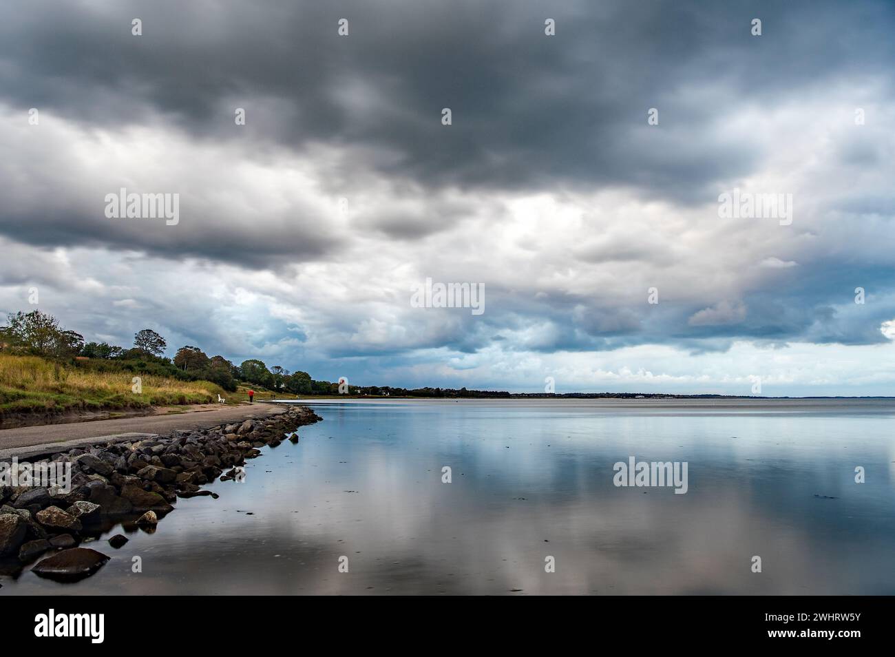 Auf dem Wattenmeer Stockfoto