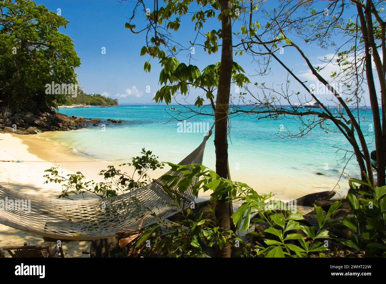 Die berühmte thailändische Insel Koh Phi Phi Don Stockfoto