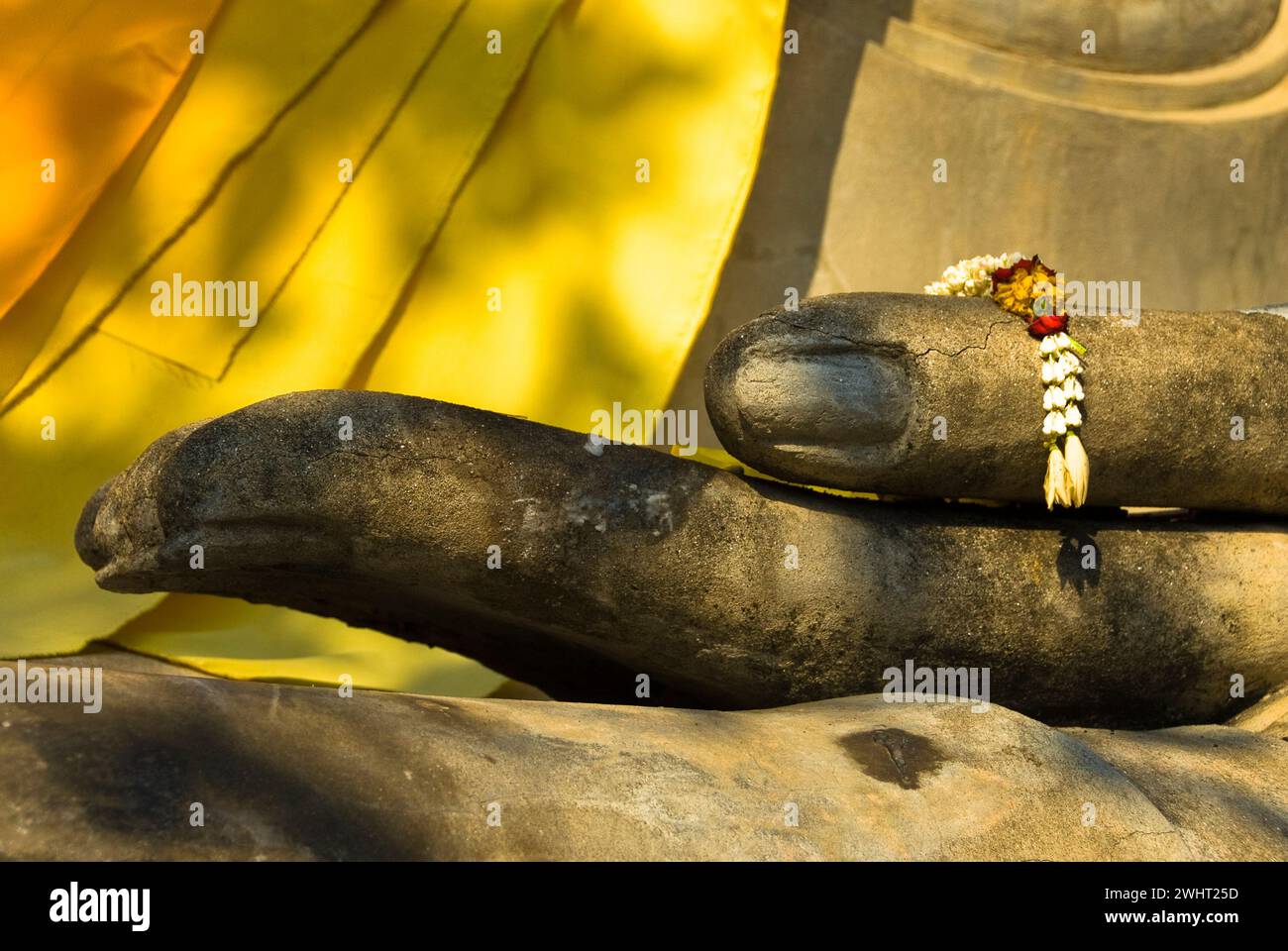Wat Yai Chai Mongkhon Tempel in Thailand Stockfoto