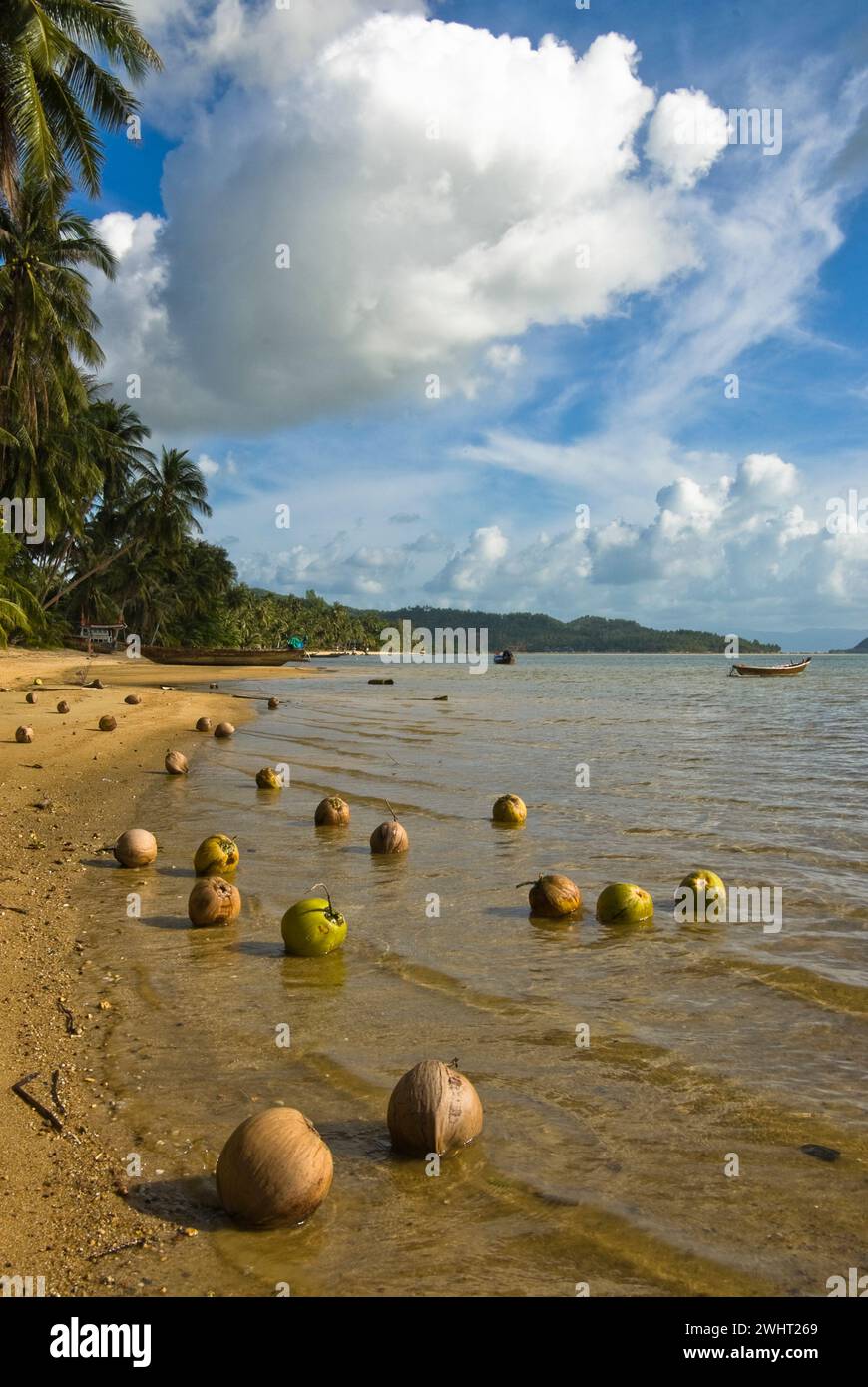 AO Plaay Laem Bay auf der thailändischen Insel Koh Phangan Stockfoto