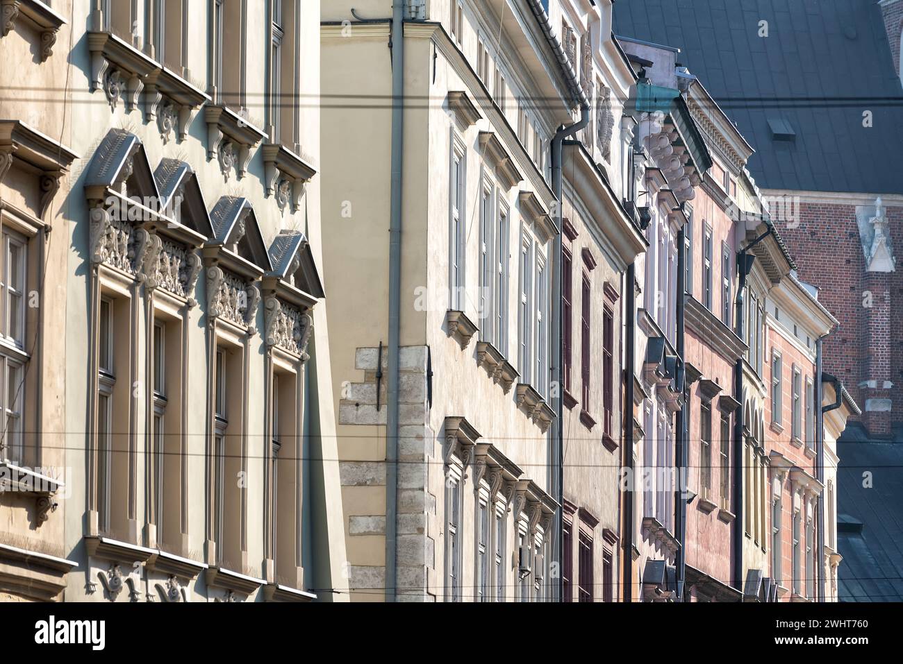 Altstadt von Krakau in Polen Stockfoto