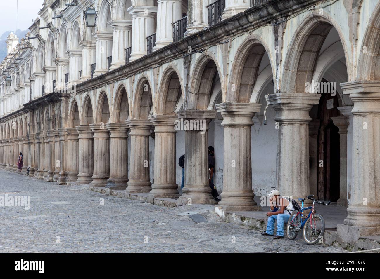 Antigua, Guatemala. Palacio de los Capitanes Generales. Stockfoto