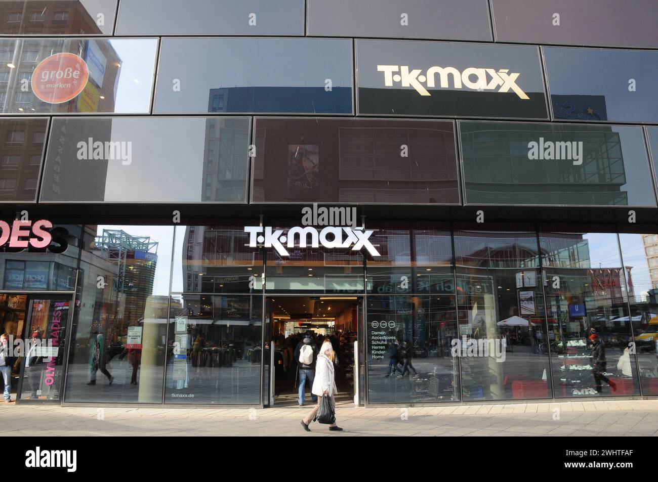 Berlin /Deutschland . März 2019. T.K.Maxx Store in der dänischen Hauptstadt Berln Deutschland Foto: Francis Joseph Dean / Deanpictures. Stockfoto