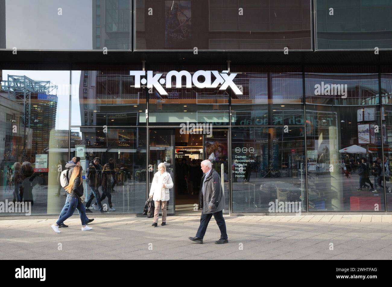 Berlin /Deutschland . März 2019. T.K.Maxx Store in der dänischen Hauptstadt Berln Deutschland Foto: Francis Joseph Dean / Deanpictures. Stockfoto