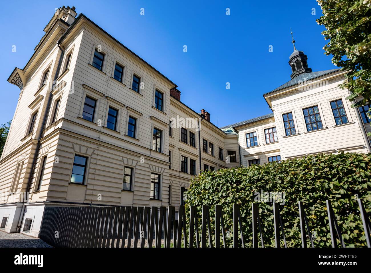Höhere Berufsschule und Sekundarpädagogische Schule Litomysl, Tschechische Republik Stockfoto