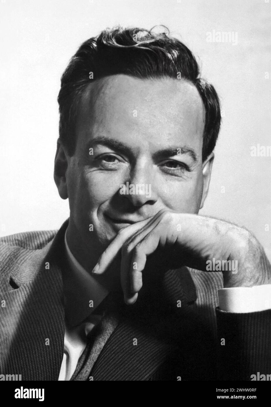 Richard Feynman. Porträt des amerikanischen theoretischen Physikers Richard Phillips Feynman (1918-1988), um 1965 Stockfoto