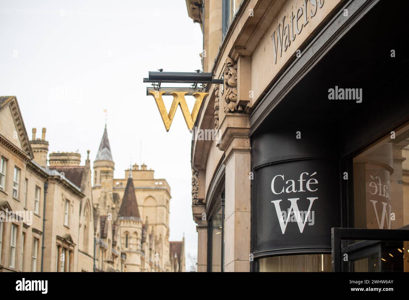 Waterstones Bookshop, Oxford Stockfoto