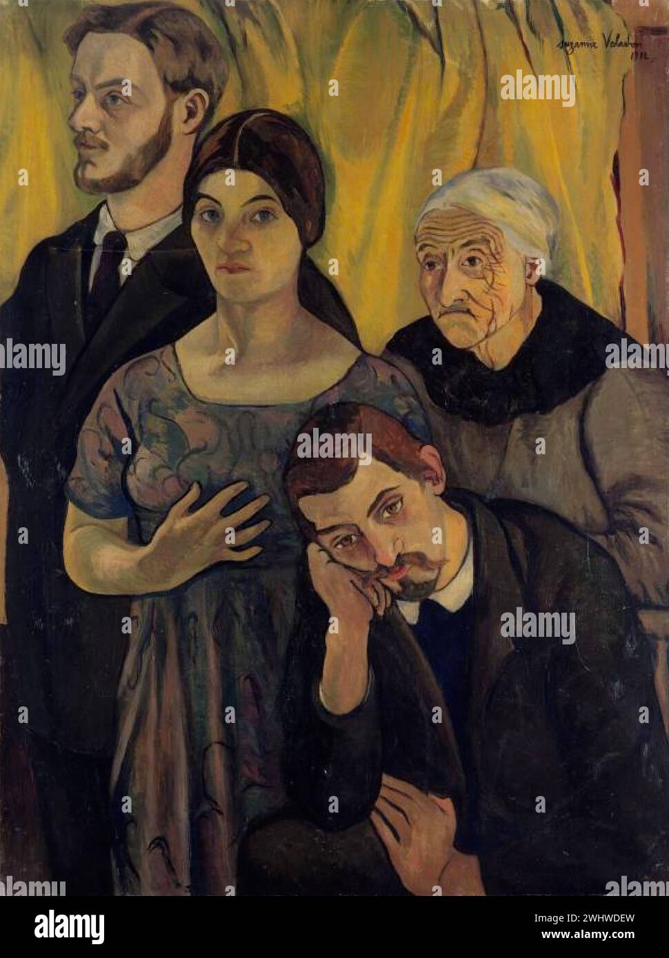 Suzanne Valadon - Portrait de famille Stockfoto