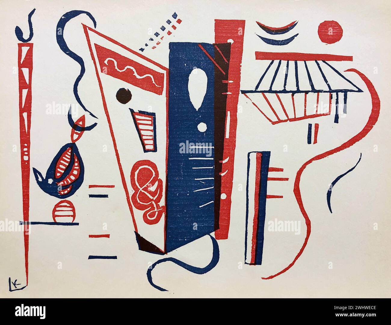 Vassily Kandinsky - Komposition pour le XXe siècle Stockfoto
