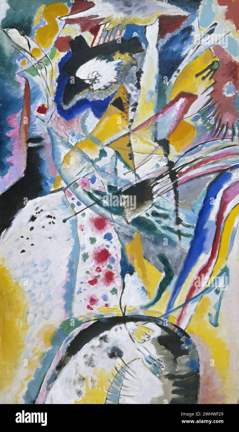 Vassily Kandinsky - Grande Etude pour une peinture murale pour Edwin R Campbell Stockfoto