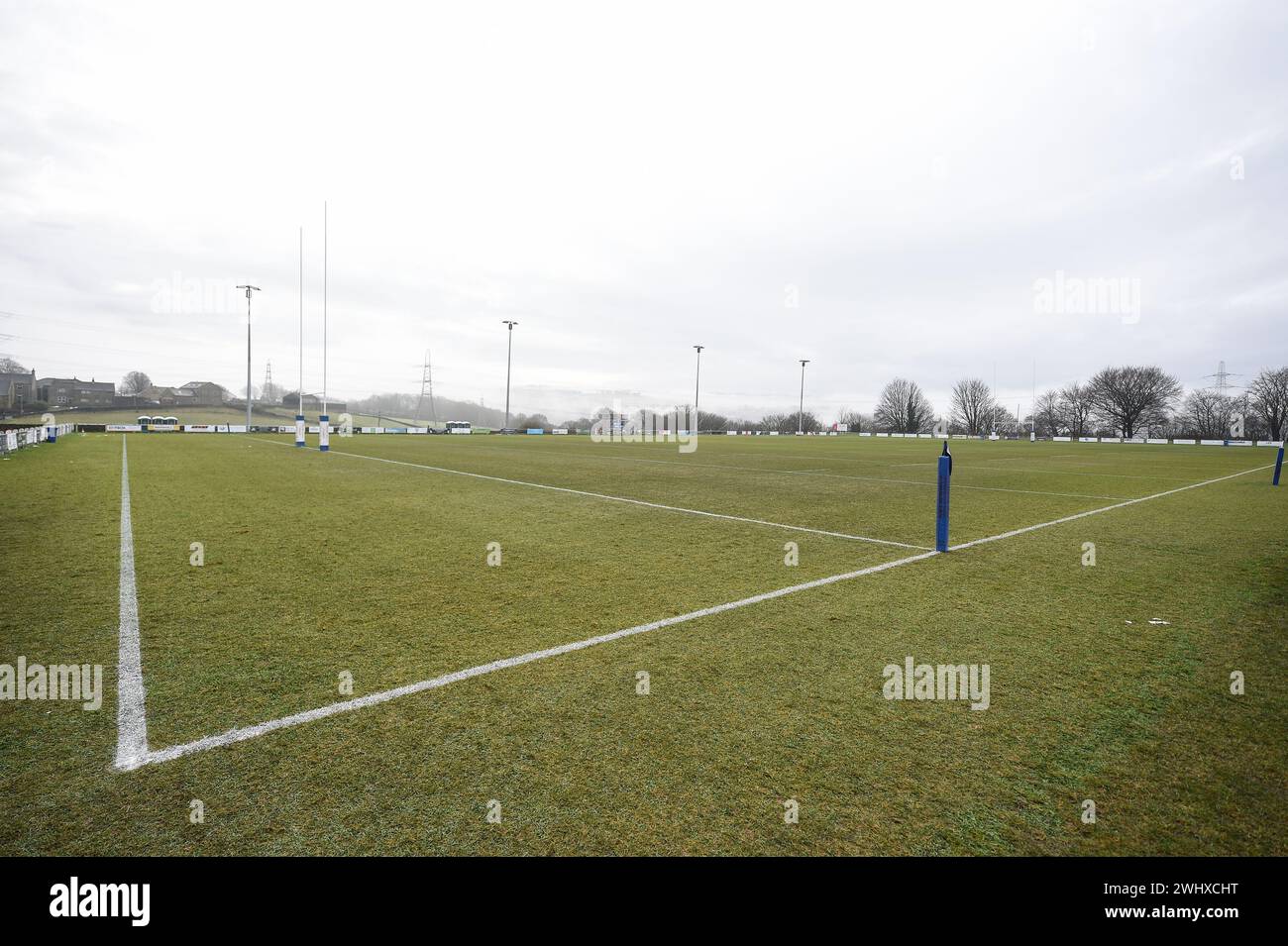 Halifax, England - 7. Februar 2024 - Siddal ARLFC Allgemeine Ansicht. Rugby League Challenge Cup, Siddal ARLFC vs Wakefield Trinity in Chevinedge (Siddal Sports and Community Centre), Halifax, UK Dean Williams Stockfoto
