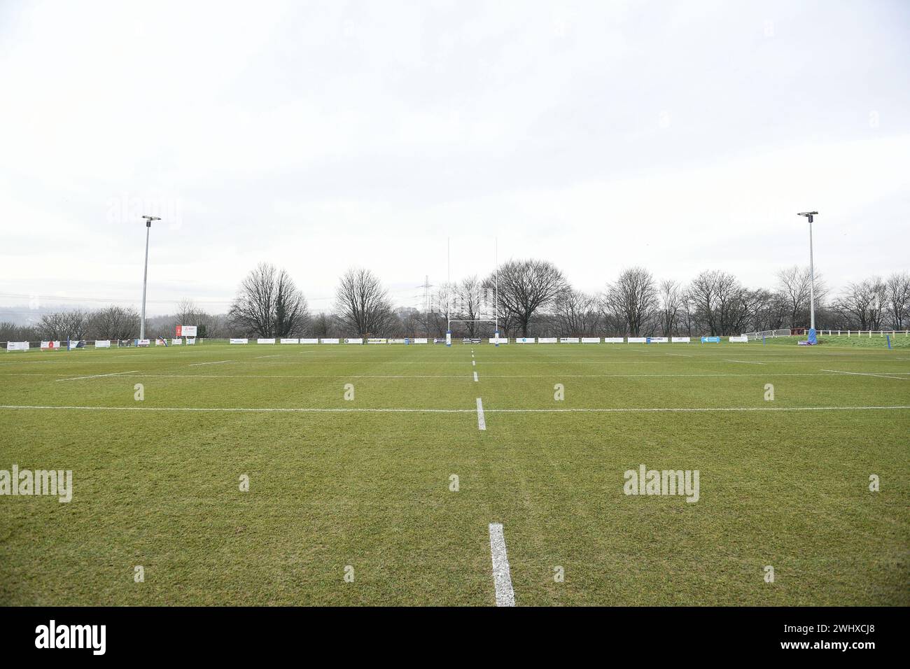 Halifax, England - 7. Februar 2024 - Siddal ARLFC Allgemeine Ansicht. Rugby League Challenge Cup, Siddal ARLFC vs Wakefield Trinity in Chevinedge (Siddal Sports and Community Centre), Halifax, UK Dean Williams Stockfoto