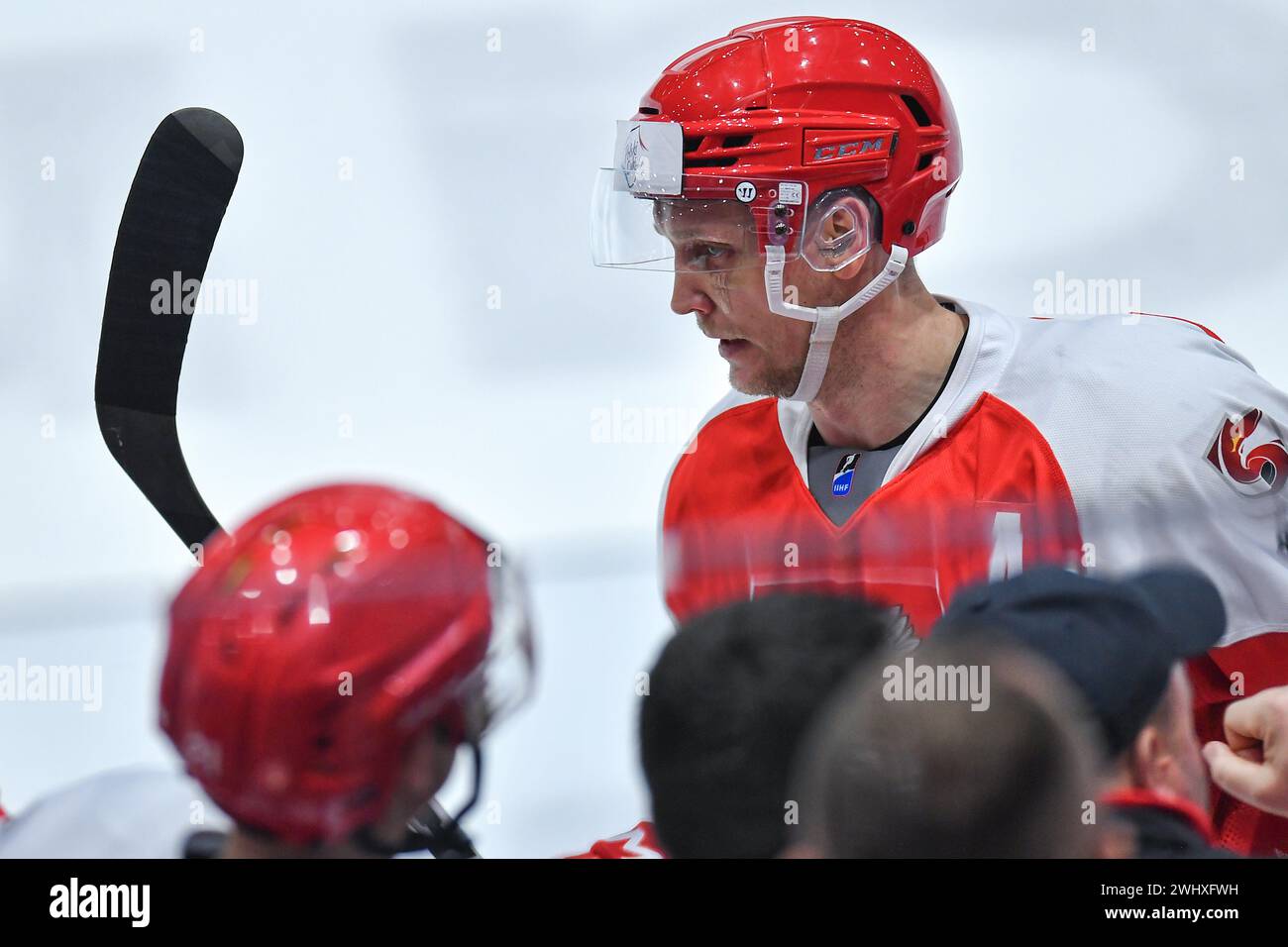 2024.02.11 Sosnowiec Hokej na lodzie Mezczyzn IIHF Turniej Pre-Kwalifikacyjny do Igrzysk Olimpijskich Sosnowiec 2024 Polska - Korea Poludniowa N/z Marcin Kolusz Foto Marcin Bulanda/PressFocus 2024.02.11 Sosnowiec Eishockey Männer IIHF Olympisches Eishockey Qualifikationsrunde 3 Gruppe J Saison 2024 Polska - Korea Polska - Korea Poludniowa Kredit: Marudniowa Koluscin Koluscin Koluscin Kolusz SIPA USA/Alamy Live News Stockfoto