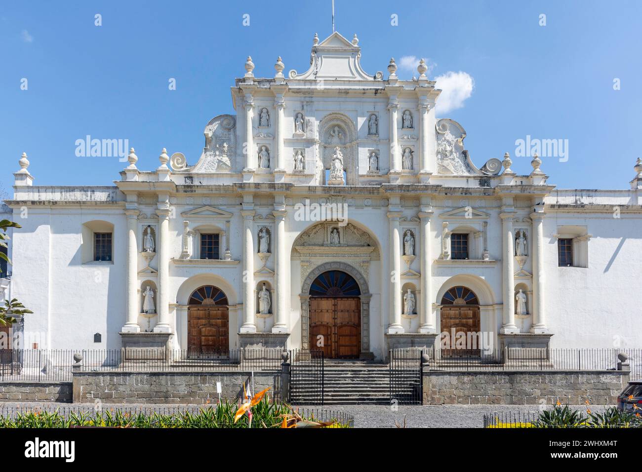 Pfarrei San José in der ehemaligen Metropolitan Cathedral von Santiago, Antigua, Sacatepéquez Departement, Republik Guatemala Stockfoto
